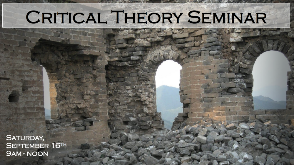 Critical Theory Seminar